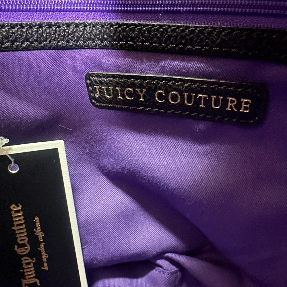 Juicy Couture 2013” Beverly Leopard Daydreamer Tote in Black & Metallic Gold NWT - Picture 9 of 16